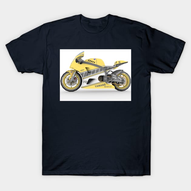 Sports Motorcycle T-Shirt by Rizaldiuk